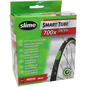 137915-presta-valve-air-chamber-with-puncture-fluid-slime-700-x-28-35-black-white-green-one-size
