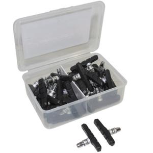 26031-set-of-25-pairs-of-brake-pad-holders-for-mountain-bikes-newton-72-mm-black-silver-72-mm