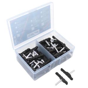 7357-set-of-25-pairs-of-brake-pad-holders-for-mountain-bikes-newton-72-mm-black-72-mm