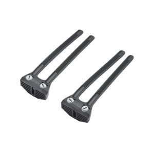 186177-pair-of-fasteners-collar-for-horseshoe-lock-axa-basta-flex-mount-black-one-size