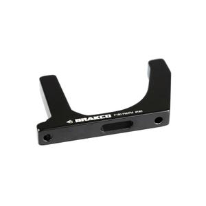 199799-front-road-disc-brake-adapter-with-caliper-on-frame-brakco-post-mount-flat-mount-black-180-mm