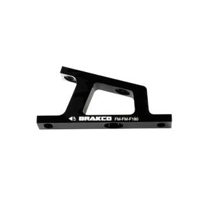 199801-flat-mount-front-disc-brake-adaptor-brakco-black-180-mm