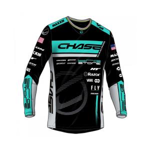 chajers291-kids-long-sleeve-jersey-chase-team-barry-nobles-replica-2024-black-turquoise
