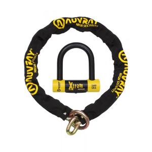 cxtrm120lauv-lasso-chain-lock-set-auvray-xtrem-medium-black-yellow-13-5-mm-x-18-mm