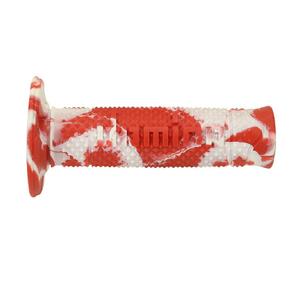 1083488003-handle-grip-domino-a260-snake-off-road-dual-compound-full-grip-red-wht-one-size