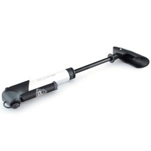1101223-mini-hand-pump-with-pressure-gauge-giyo-black-white-one-size