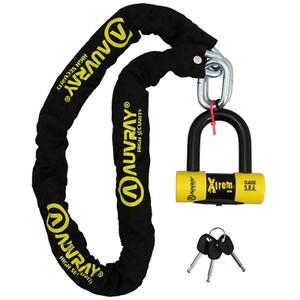chxlock120l-chain-lock-x-lock-120-lasso-auvray-black-yellow-52-x-65-mm