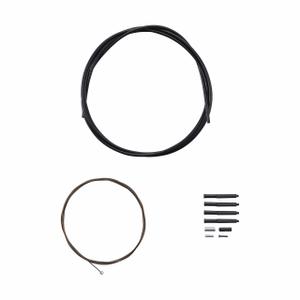 y01v98112-set-of-polymer-coated-brake-cables-shimano-black-one-size