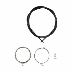 y80098019-sheathed-steel-road-brake-cable-set-with-cable-ends-shimano-sus-slr-gray-2200-mm