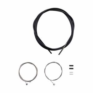 y80098021-brake-cable-sets-with-stainless-steel-cable-ends-and-sheath-ends-shimano-black-white-one-size