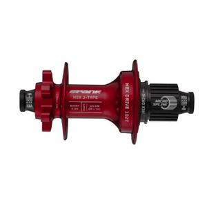 sp-hub-0017-red-rear-hub-spank-hex-j-type-boost-r148-xd-hub-red-148x12-mm