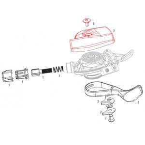 106191-right-rear-derailleur-lever-housing-kit-with-mounting-screws-sram-trigger-xx1-black-one-size