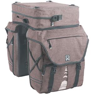13414-double-pannier-bag-with-3-compartments-willex-xl-1200-bruin-65-l