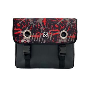 13892-double-coated-fabric-pannier-bag-willex-30-l-black-red-one-size