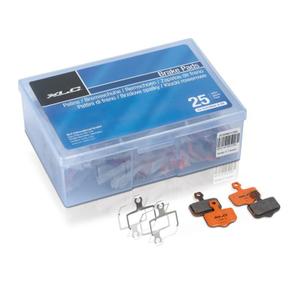 2039601200-workshop-box-of-25-pairs-of-bicycle-brake-pads-xlc-bp-o21-xx-x25-orange-black-one-size